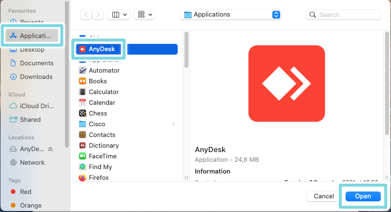 20 Screen Rec add AnyDesk